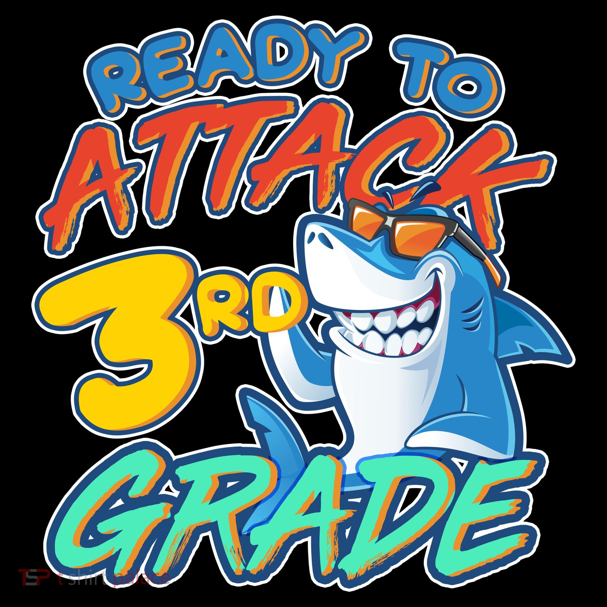 Ready To Attack 3rd Grade Shark Coffee Mug