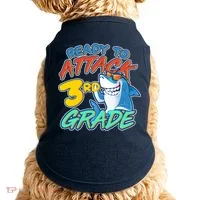 Ready To Attack 3rd Grade Shark Doggie Tank thumb 0