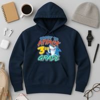 Ready To Attack 3rd Grade Shark Hoodie thumb 3