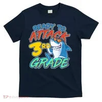 Ready To Attack 3rd Grade Shark T-Shirt thumb 0