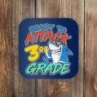 Ready To Attack 3rd Grade Shark Coaster thumb 0