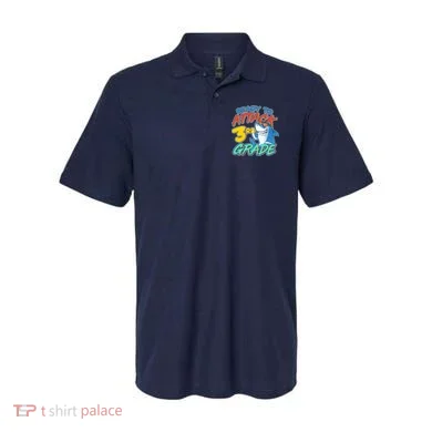 Ready To Attack 3rd Grade Shark Polo