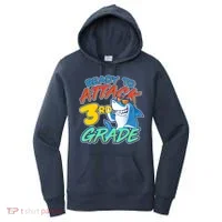 Ready To Attack 3rd Grade Shark Women's Hoodie thumb 0