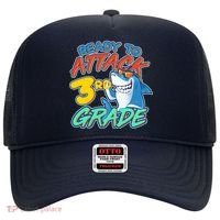 Ready To Attack 3rd Grade Shark Hat thumb 0