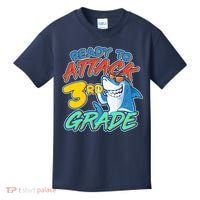 Ready To Attack 3rd Grade Shark Kids T-Shirt thumb 0