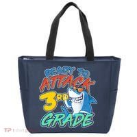 Ready To Attack 3rd Grade Shark Tote Bag thumb 0