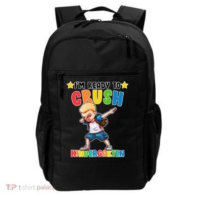 Ready To Crush Kindergarten Dabbing Boy Backpack