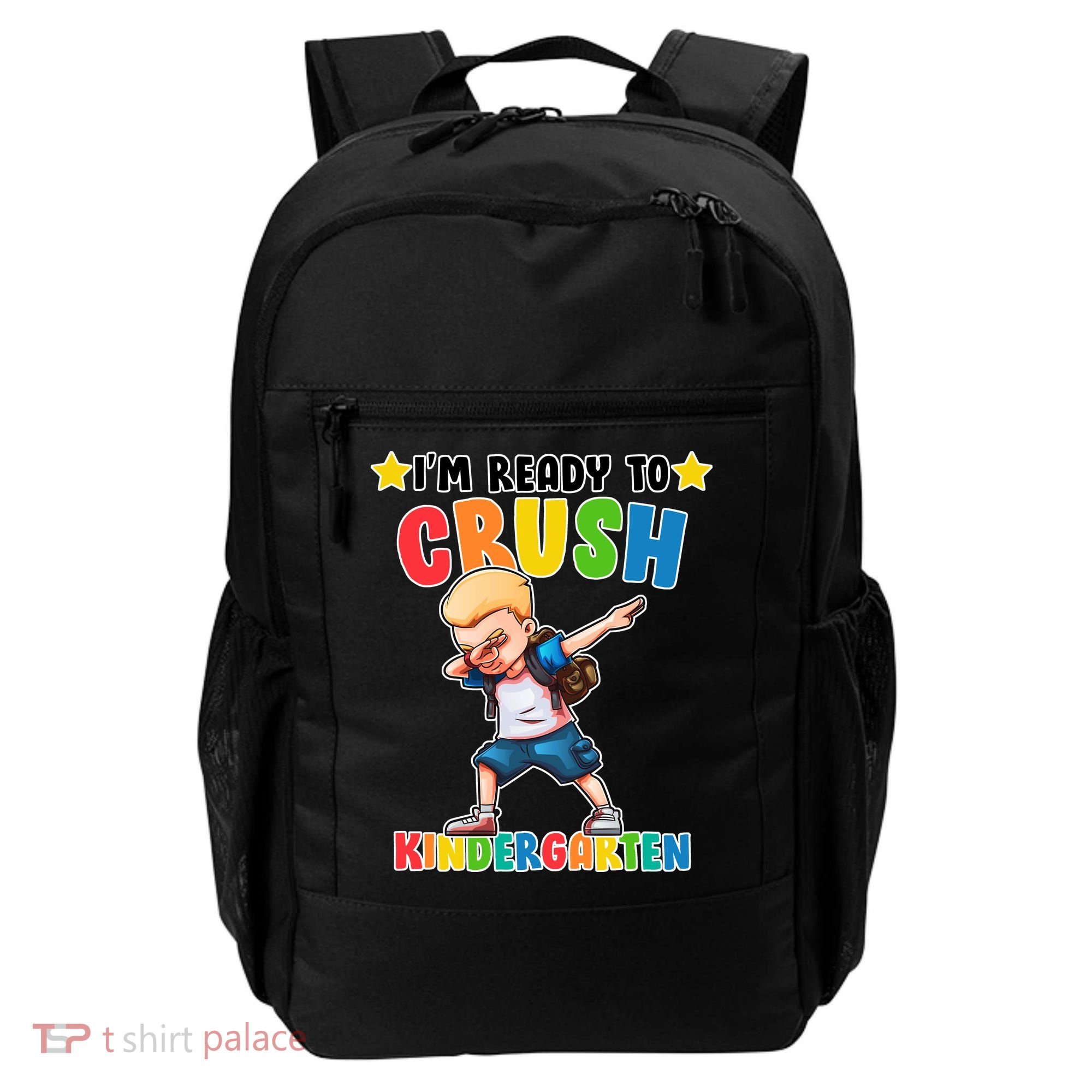 Ready To Crush Kindergarten Dabbing Boy Backpack