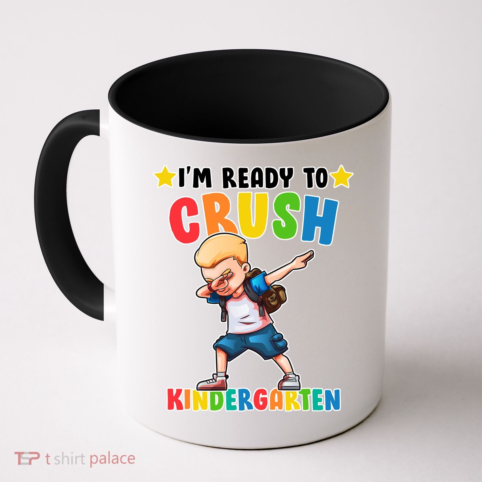 Ready To Crush Kindergarten Dabbing Boy Coffee Mug