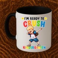 Ready To Crush Kindergarten Dabbing Boy Coffee Mug thumb 2