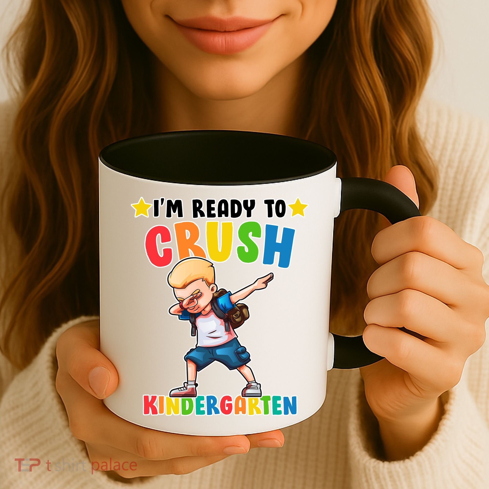 Ready To Crush Kindergarten Dabbing Boy Coffee Mug