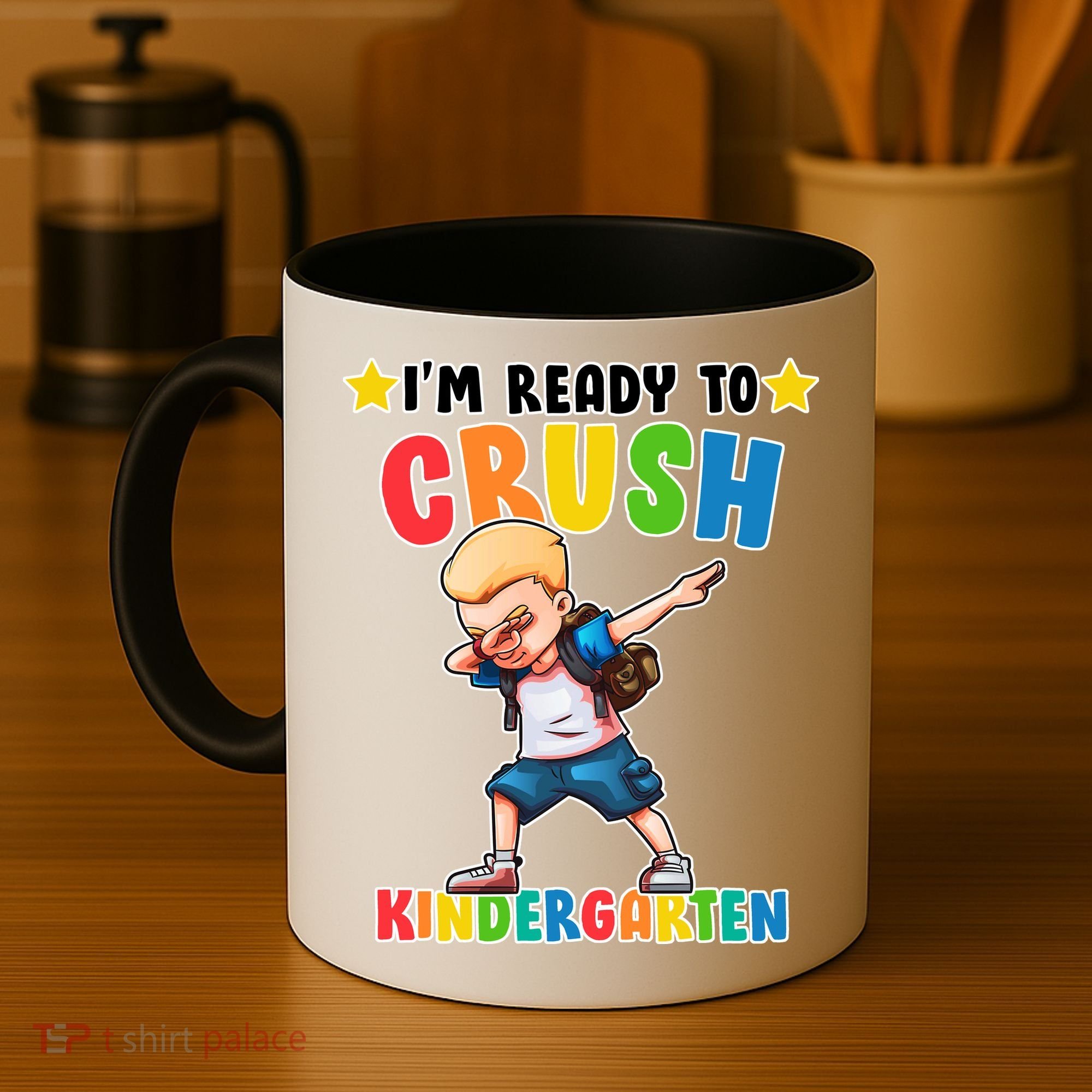 Ready To Crush Kindergarten Dabbing Boy Coffee Mug