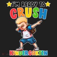 Ready To Crush Kindergarten Dabbing Boy Beanie thumb 2