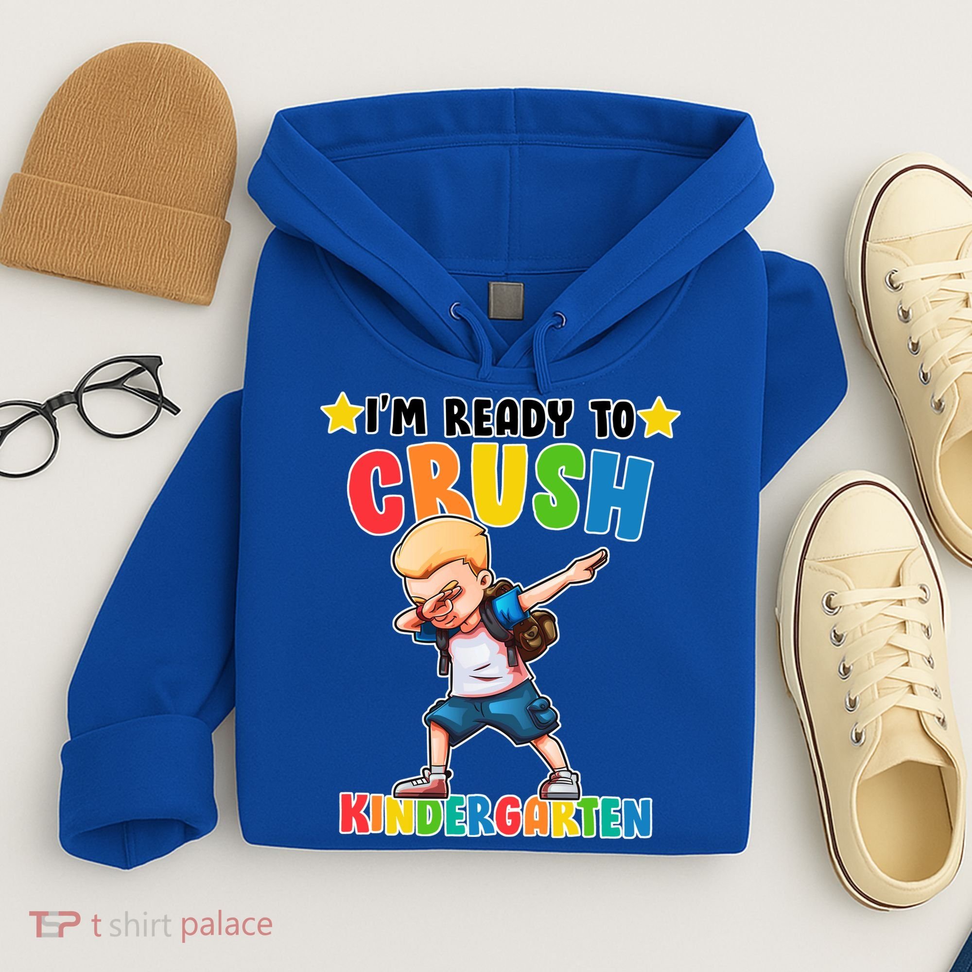 Ready To Crush Kindergarten Dabbing Boy Hoodie