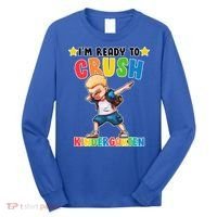 Ready To Crush Kindergarten Dabbing Boy Long Sleeve Shirt thumb 0