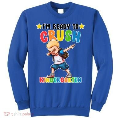 Ready To Crush Kindergarten Dabbing Boy Sweatshirt