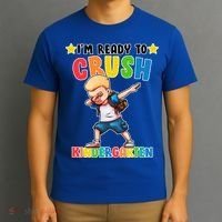 Ready To Crush Kindergarten Dabbing Boy T-Shirt thumb 3