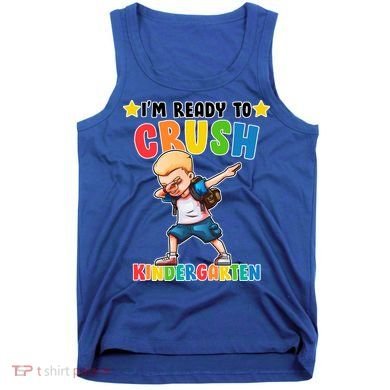Ready To Crush Kindergarten Dabbing Boy Tank Top