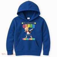 Ready To Crush Kindergarten Dabbing Boy Kids Hoodie thumb 0