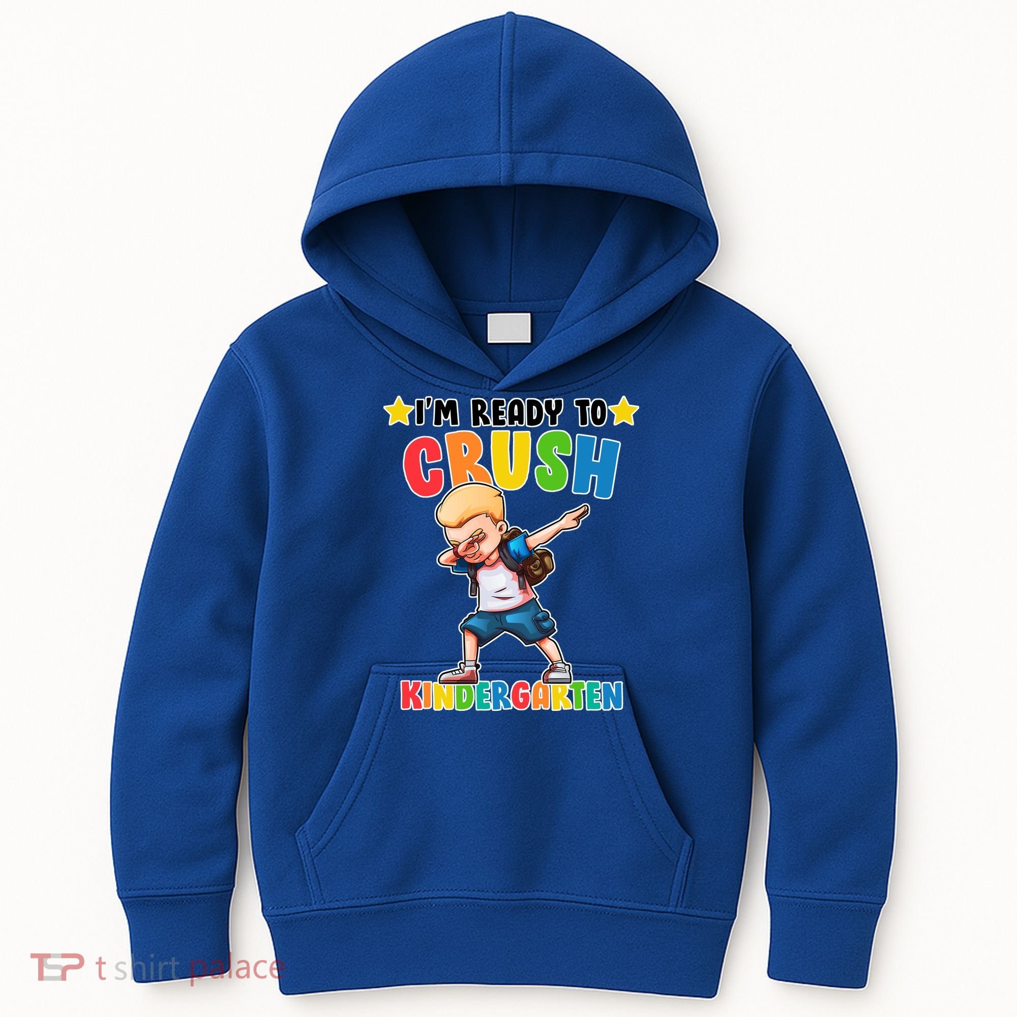 Ready To Crush Kindergarten Dabbing Boy Kids Hoodie