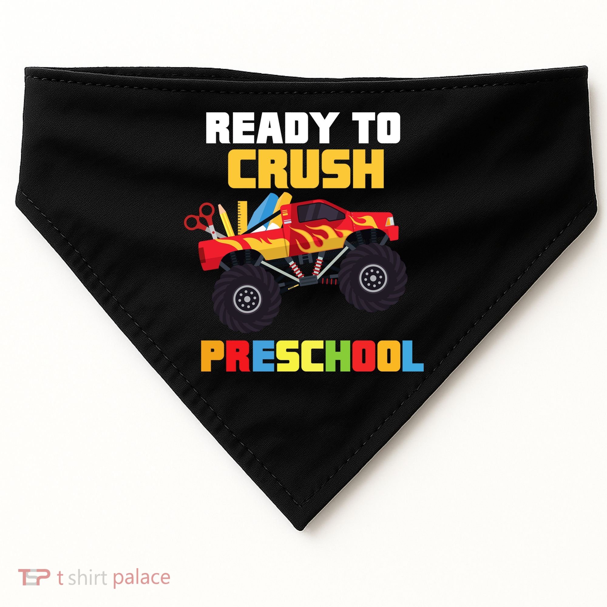 Ready To Crush Preschool USA-Made Doggie Bandana