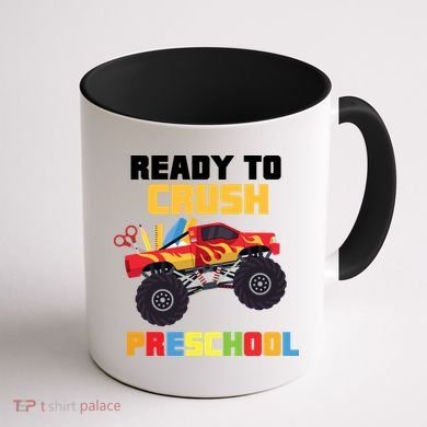 Ready To Crush Preschool Coffee Mug back