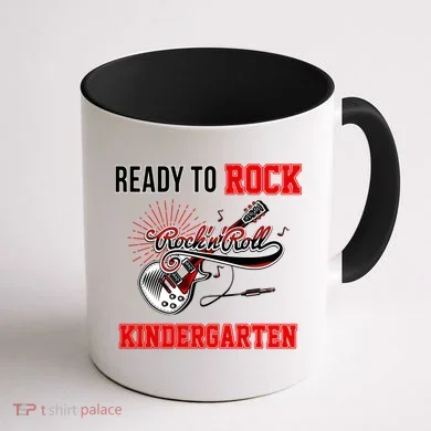 Ready To Rock Kindergarten Coffee Mug back