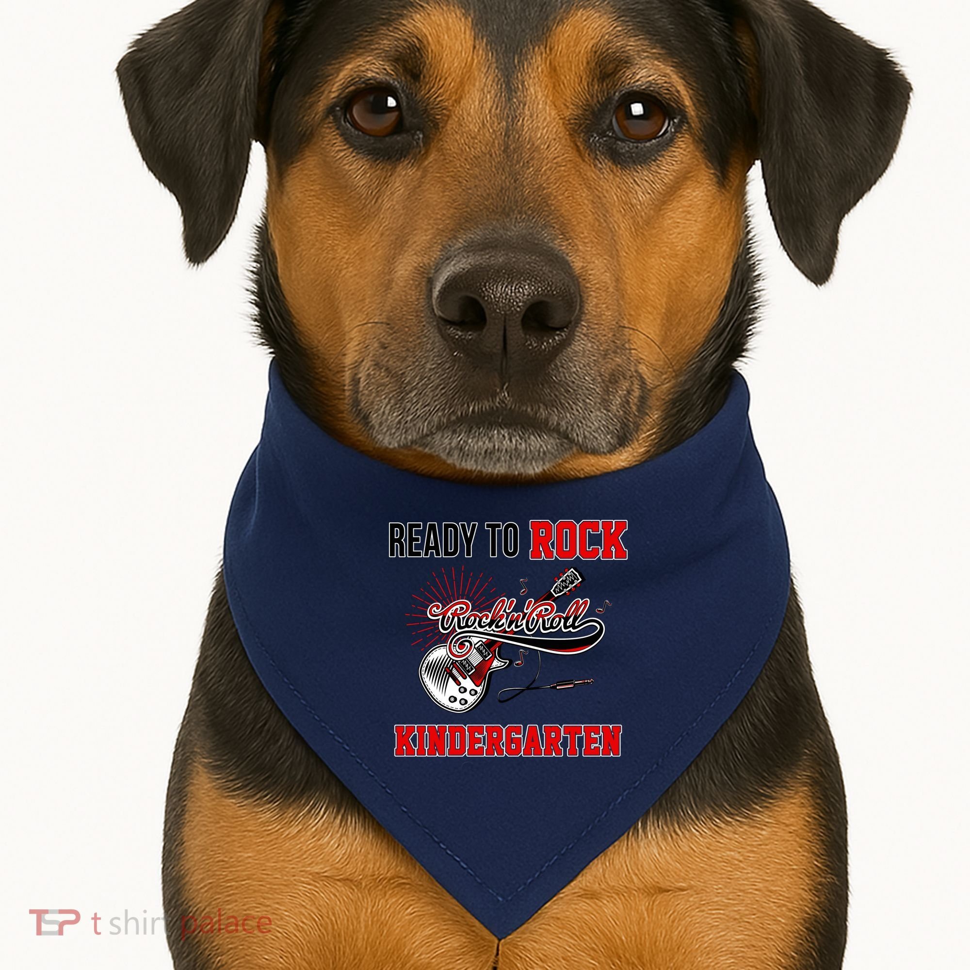 Ready To Rock Kindergarten USA-Made Doggie Bandana