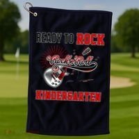 Ready To Rock Kindergarten Golf Towel thumb 1