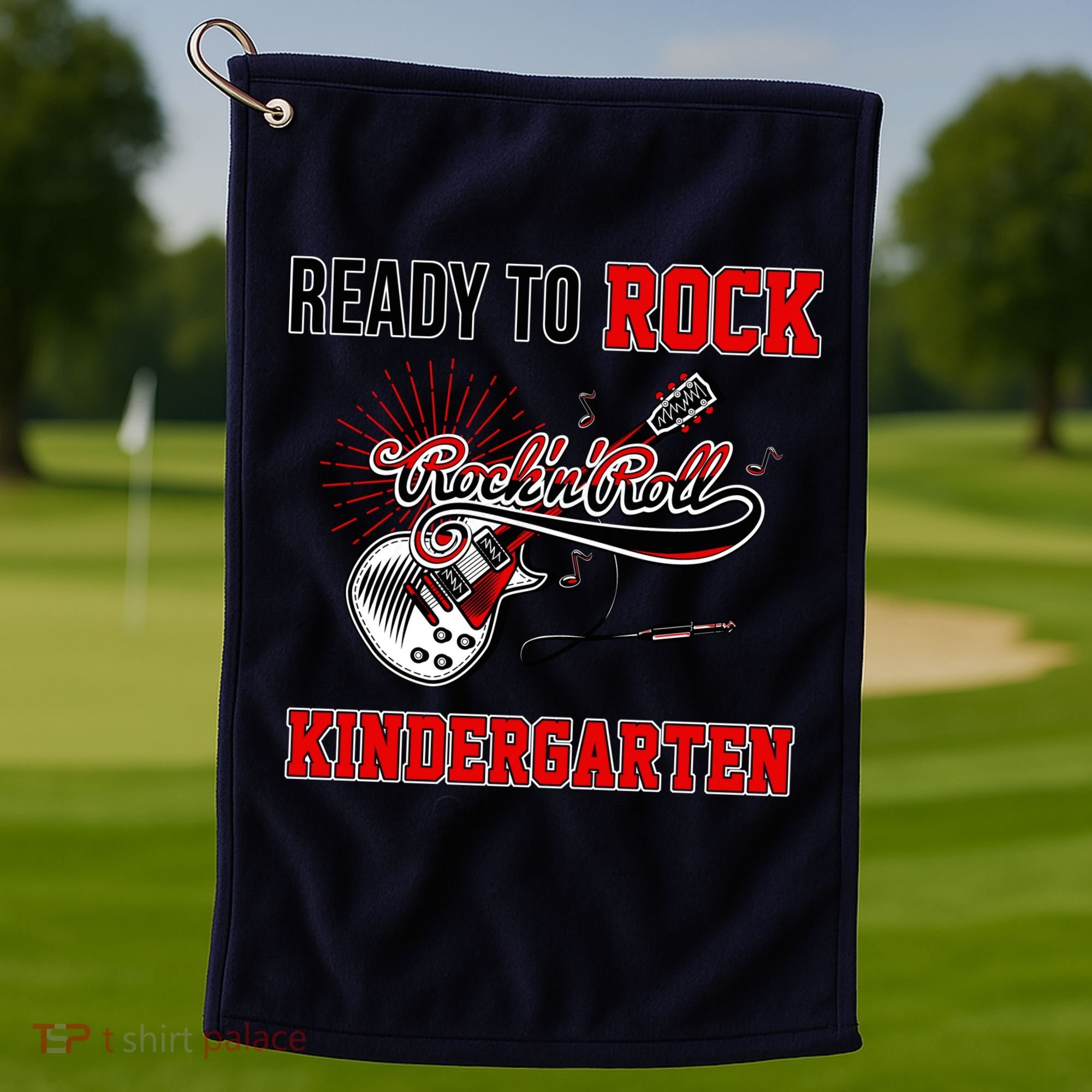 Ready To Rock Kindergarten Golf Towel