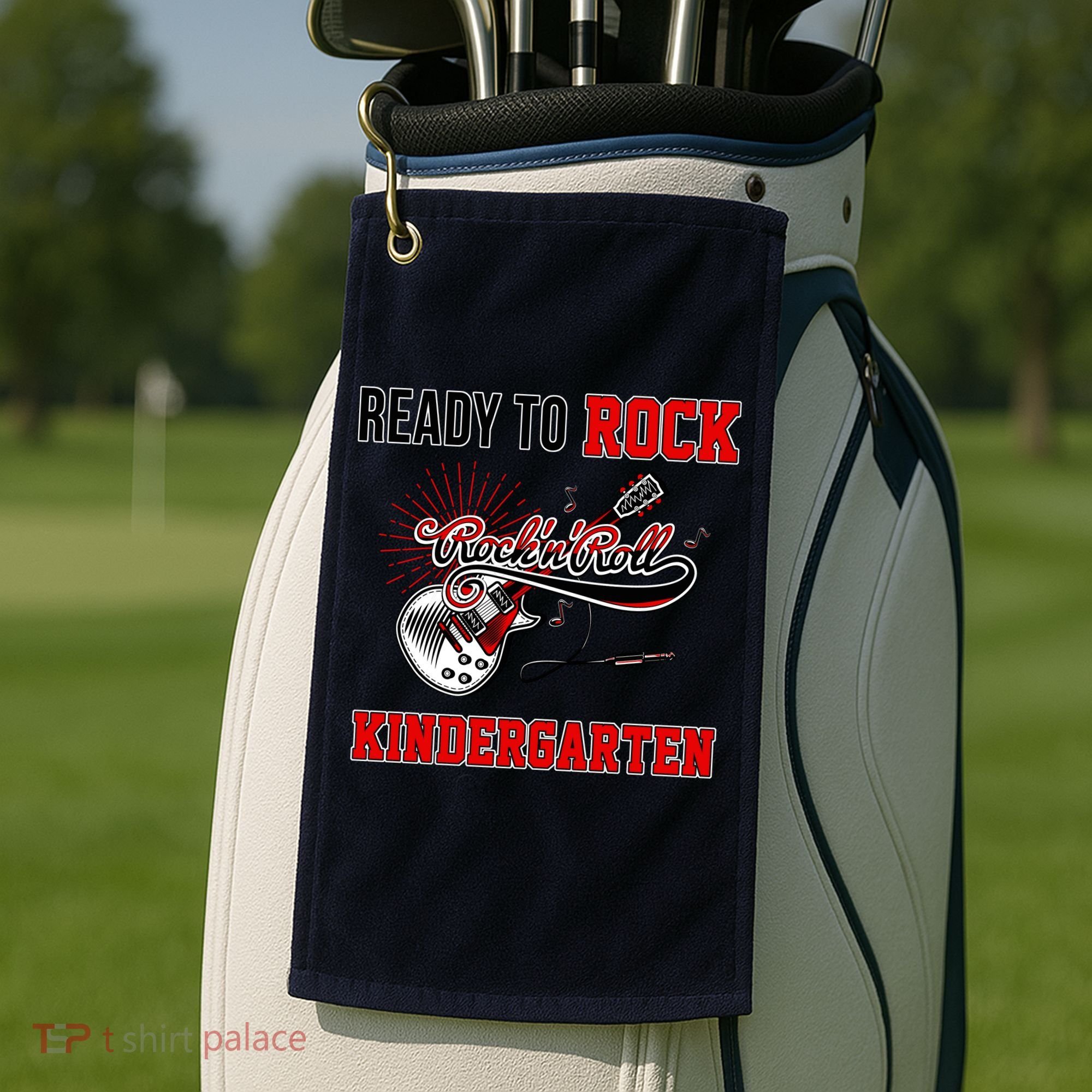 Ready To Rock Kindergarten Golf Towel