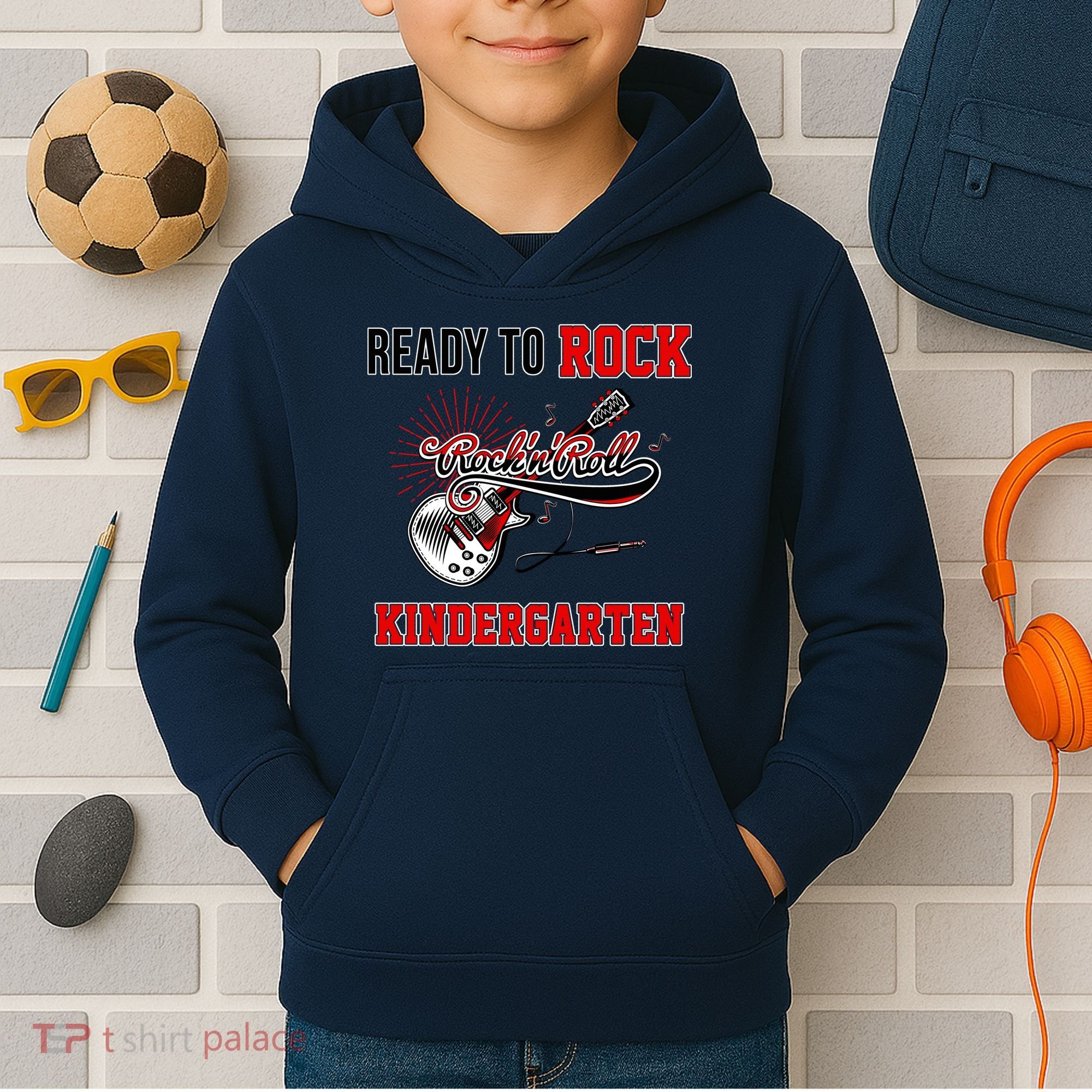 Ready To Rock Kindergarten Kids Hoodie