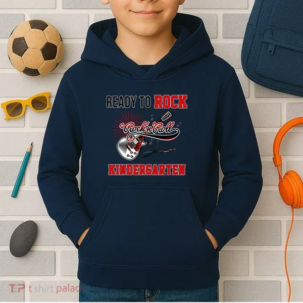 Ready To Rock Kindergarten Kids Hoodie