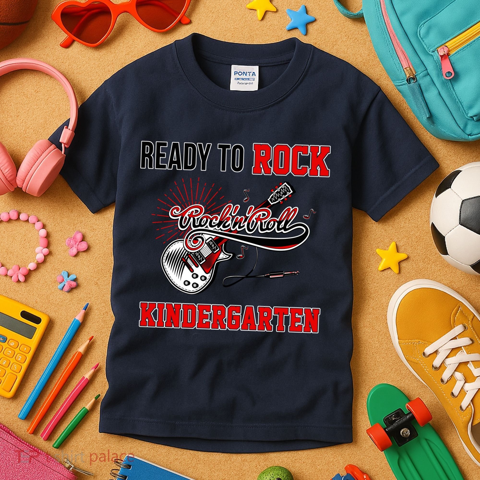 Ready To Rock Kindergarten Kids T-Shirt