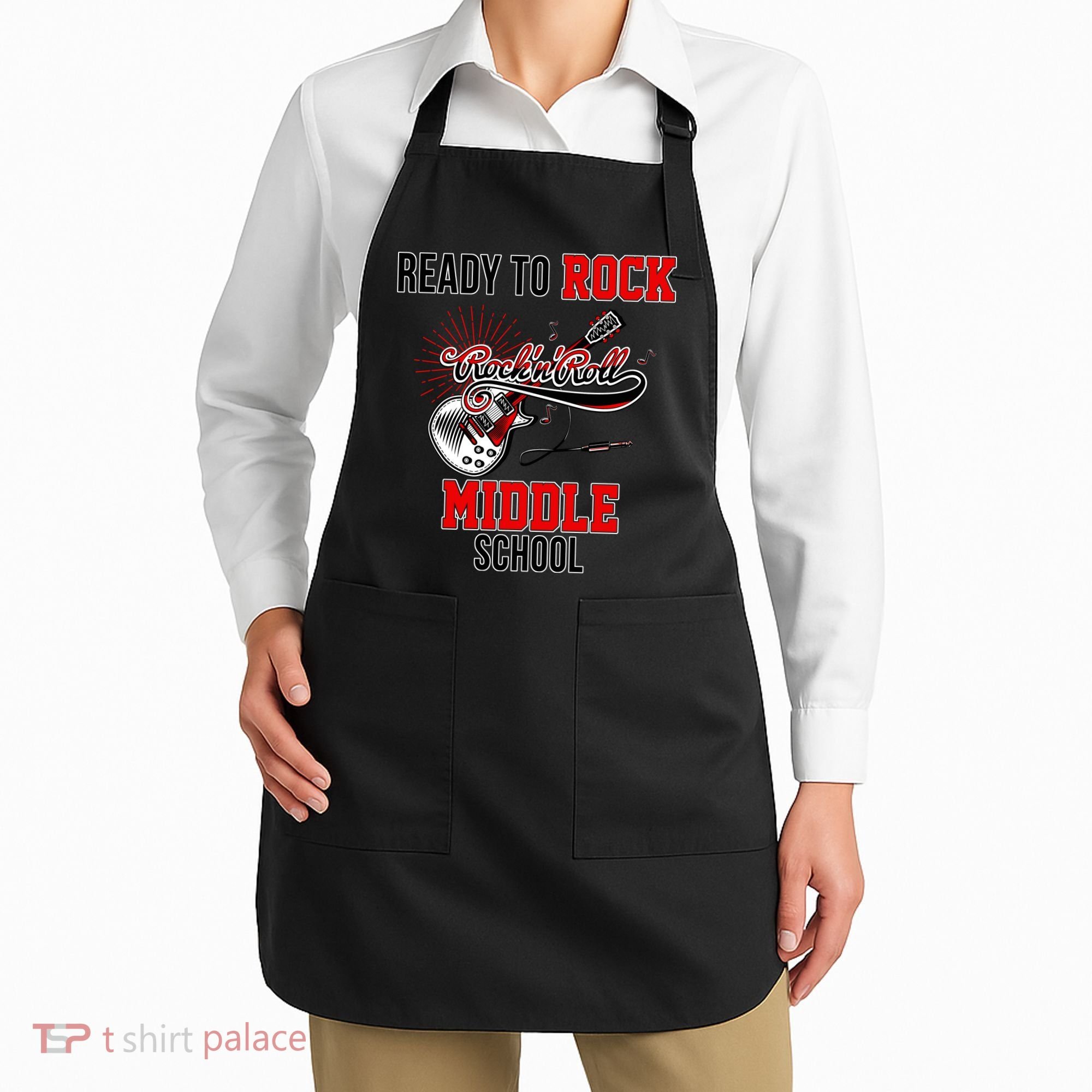 Ready To Rock Middle School Apron
