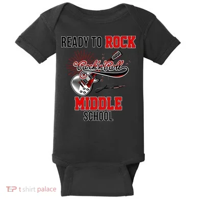Ready To Rock Middle School Baby Bodysuit