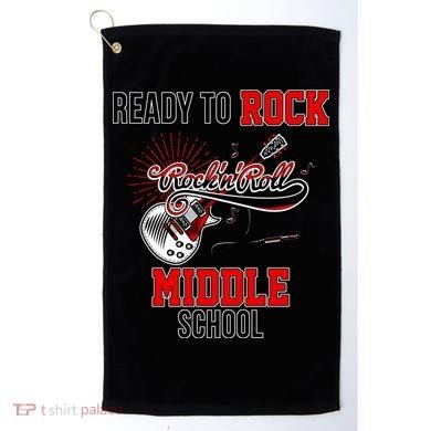 Ready To Rock Middle School Golf Towel