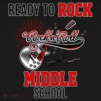 Ready To Rock Middle School Kids Hoodie thumb 5