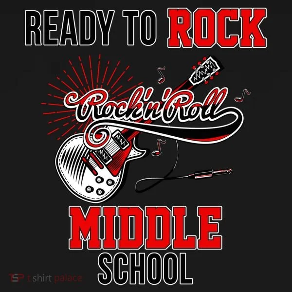 Ready To Rock Middle School Kids Hoodie