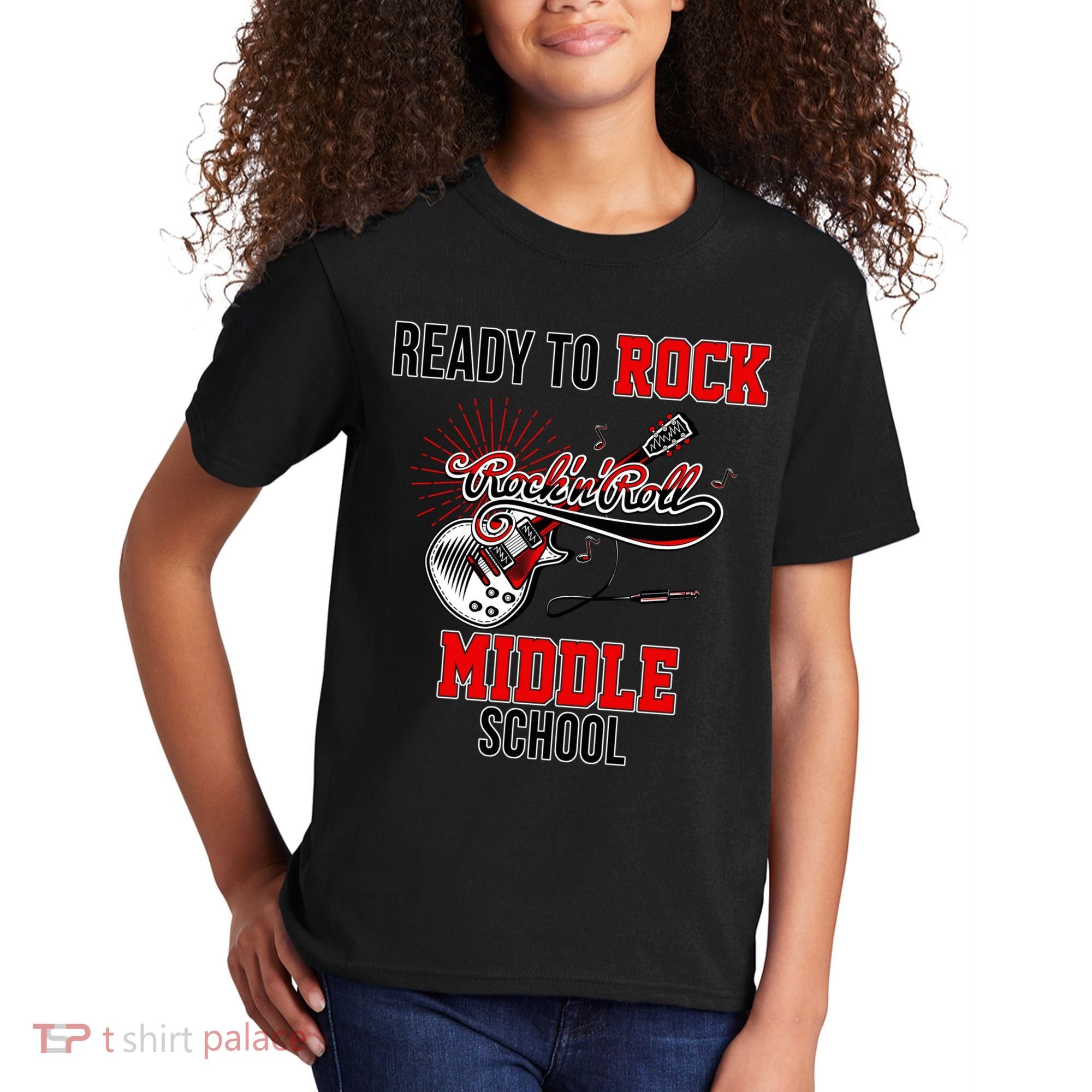 Ready To Rock Middle School Kids T-Shirt