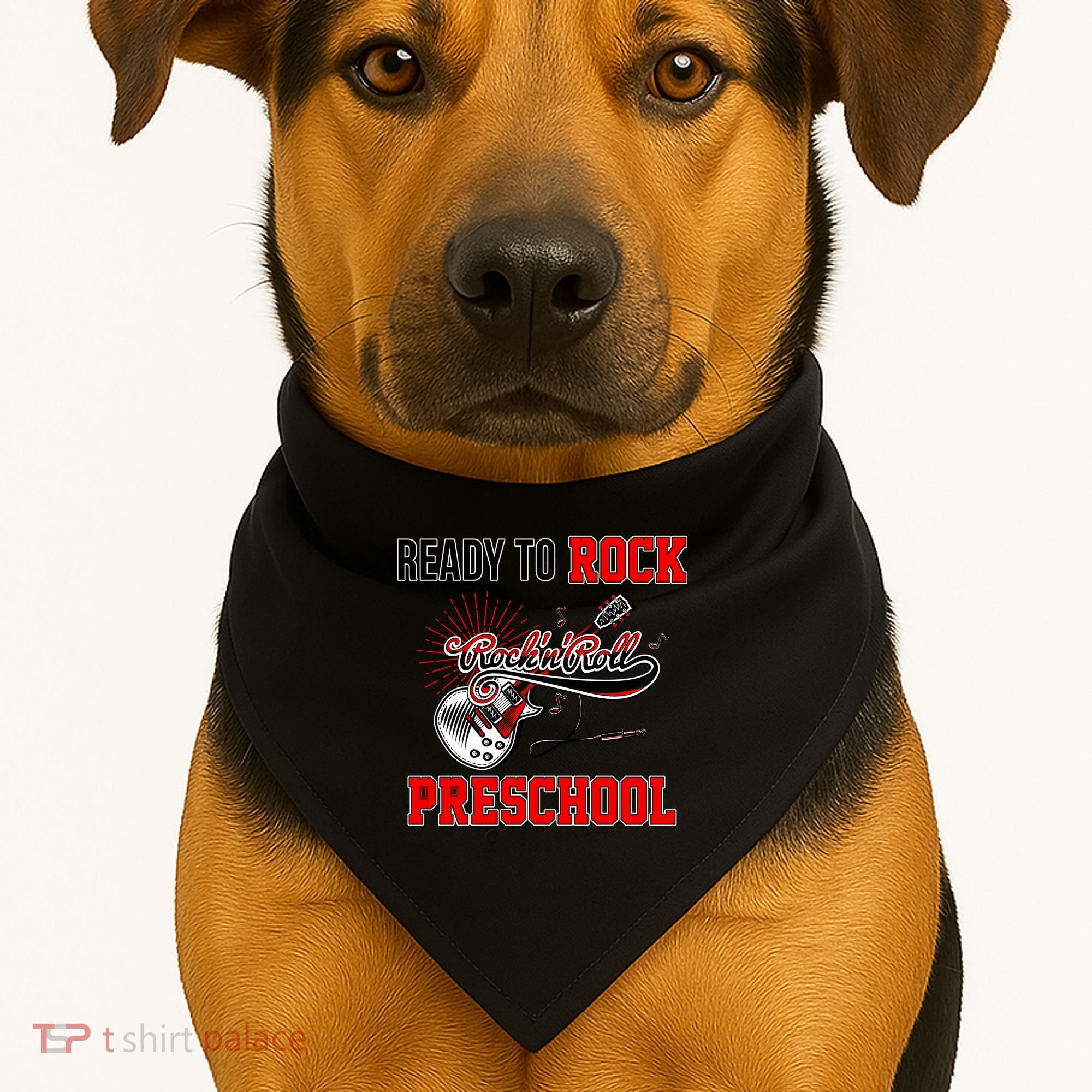 Ready To Rock Preschool USA-Made Doggie Bandana
