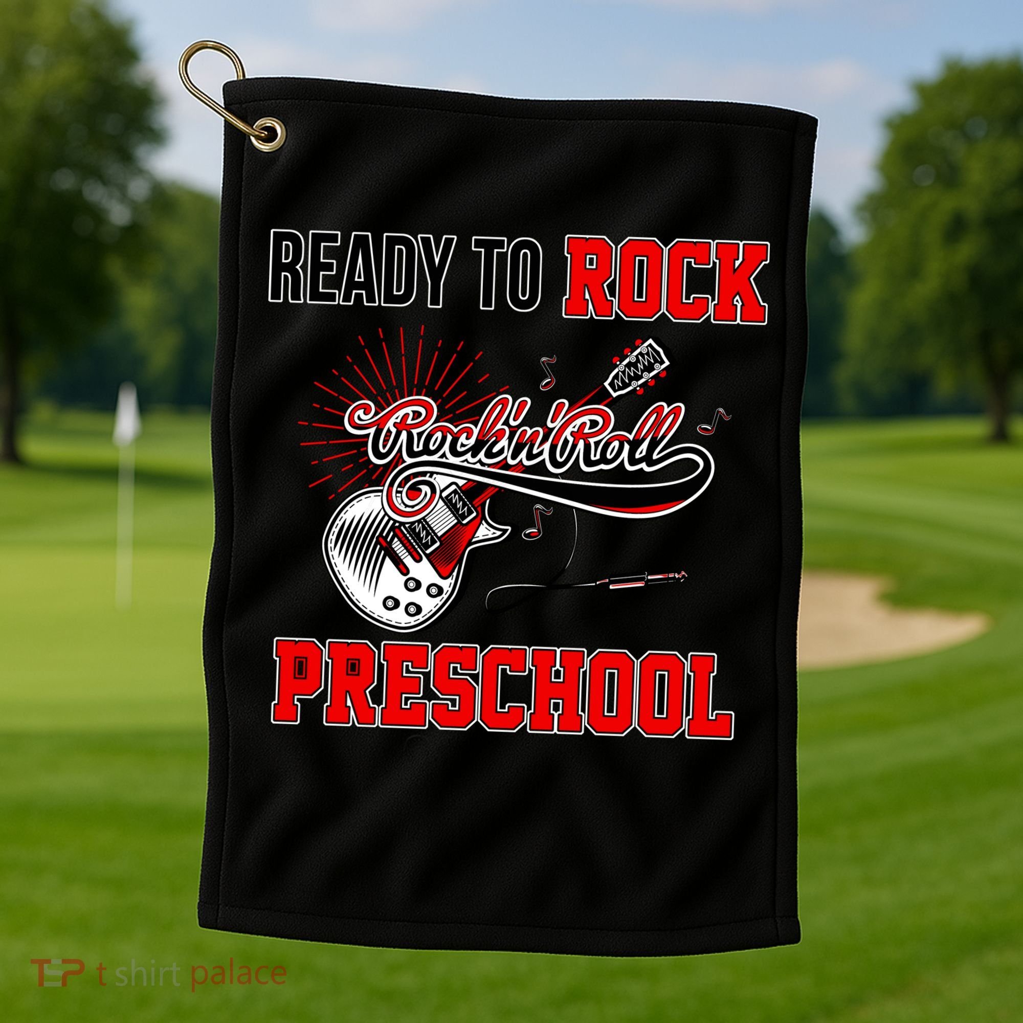 Ready To Rock Preschool Golf Towel