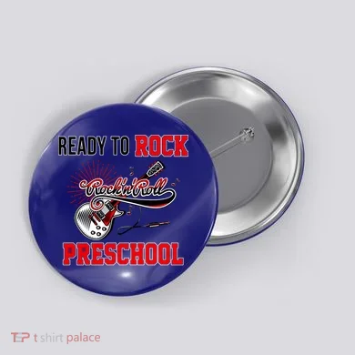 Ready To Rock Preschool Button