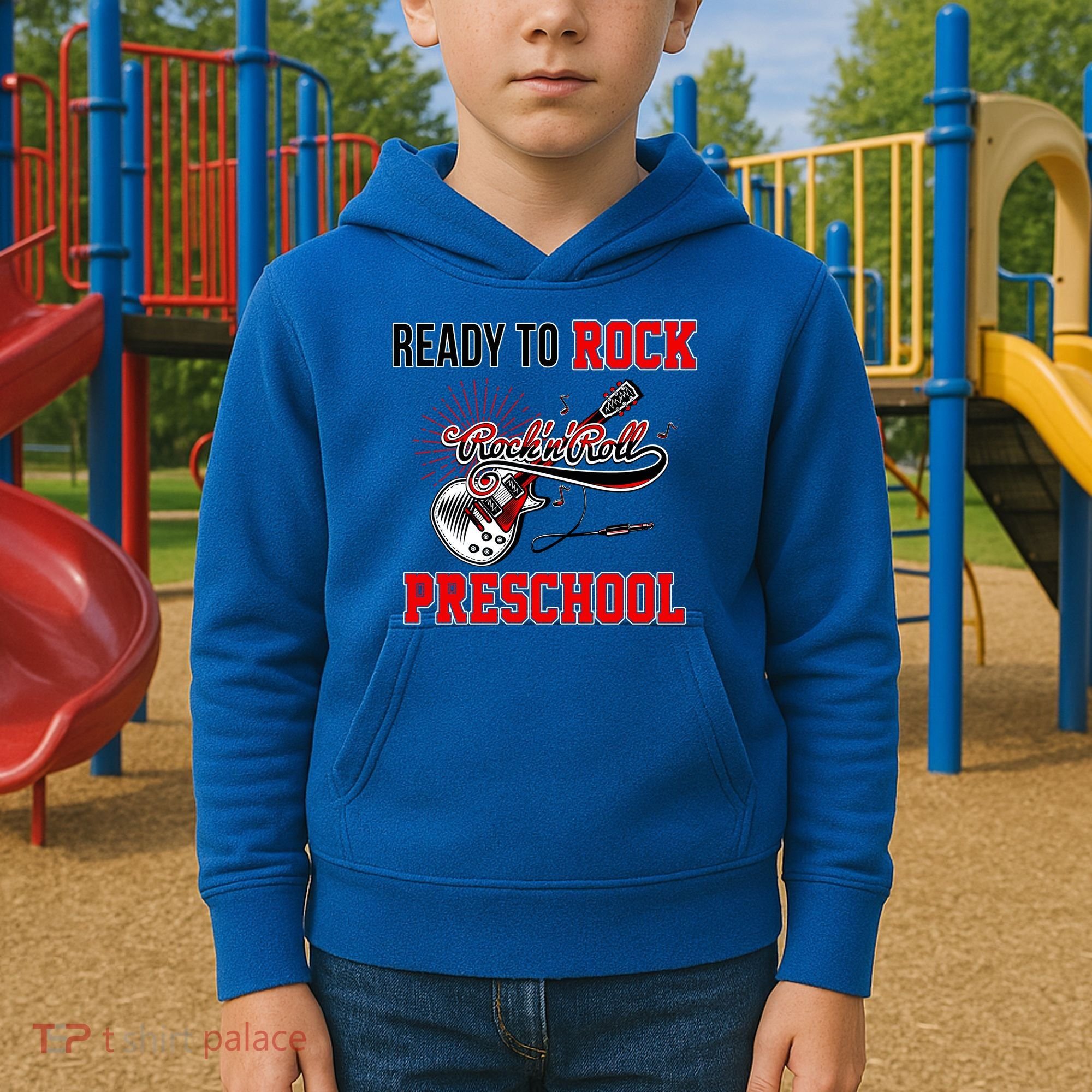 Ready To Rock Preschool Kids Hoodie