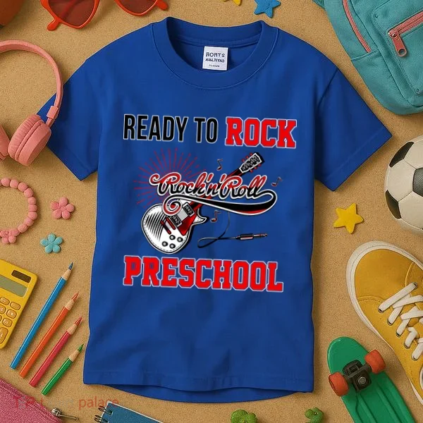 Ready To Rock Preschool Kids T-Shirt