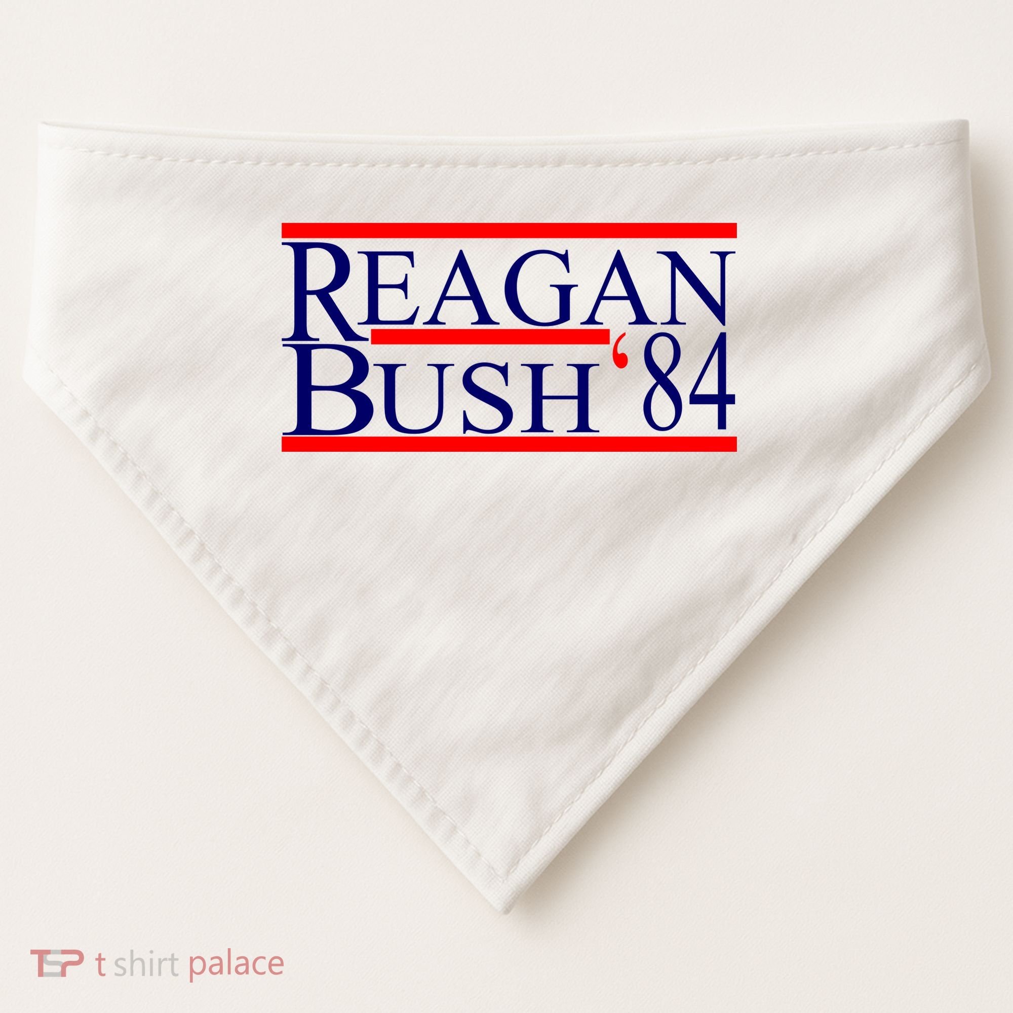 Reagan Bush 84 Retro USA Election USA-Made Doggie Bandana