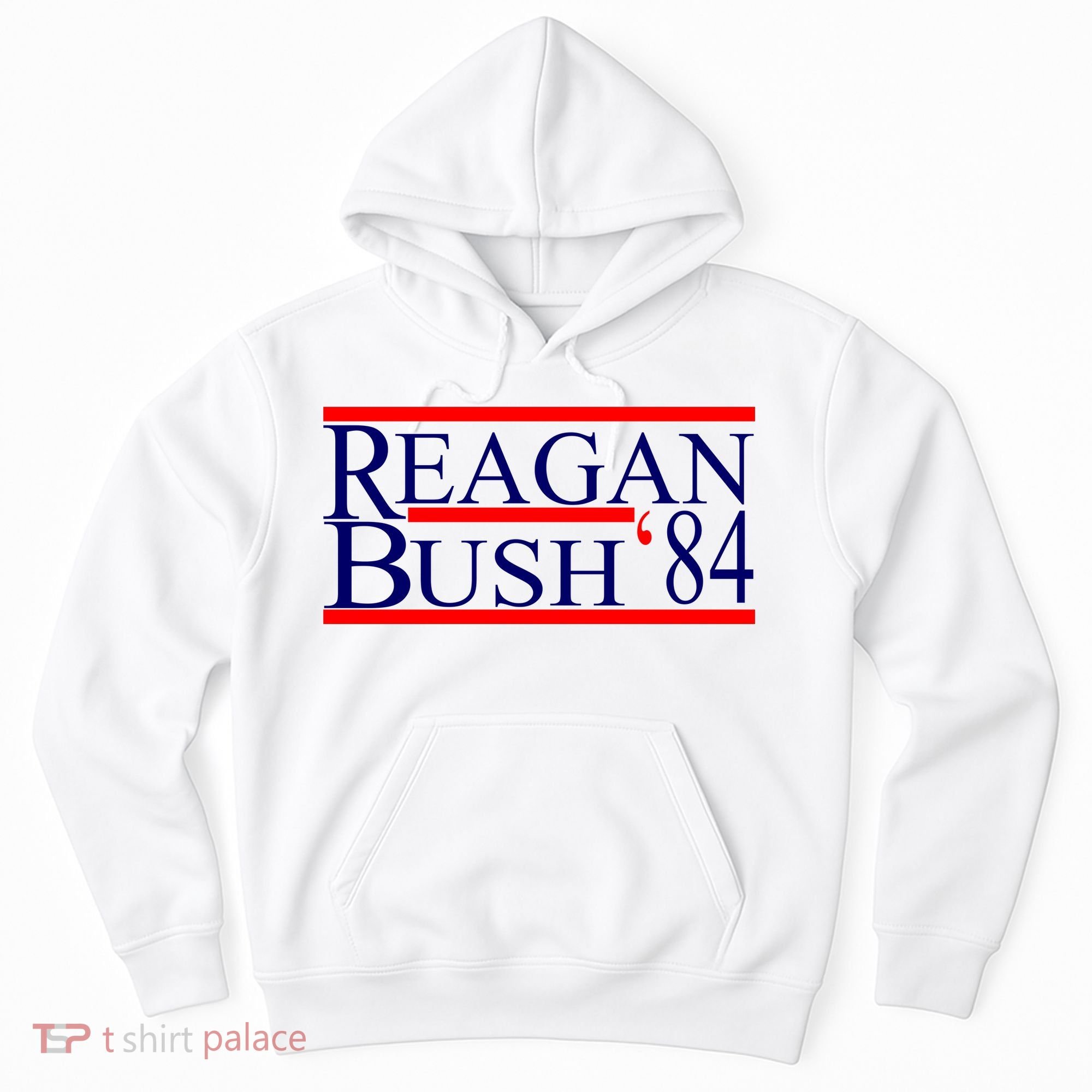 Reagan Bush 84 Retro USA Election Hoodie