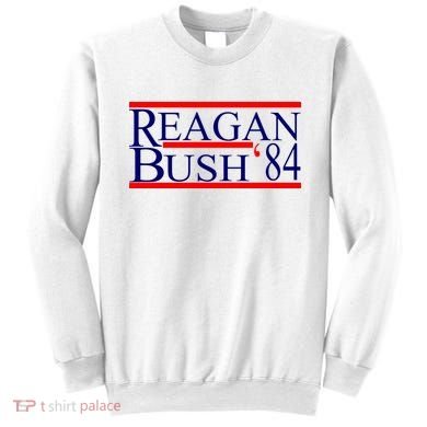 Reagan Bush 84 Retro USA Election Sweatshirt