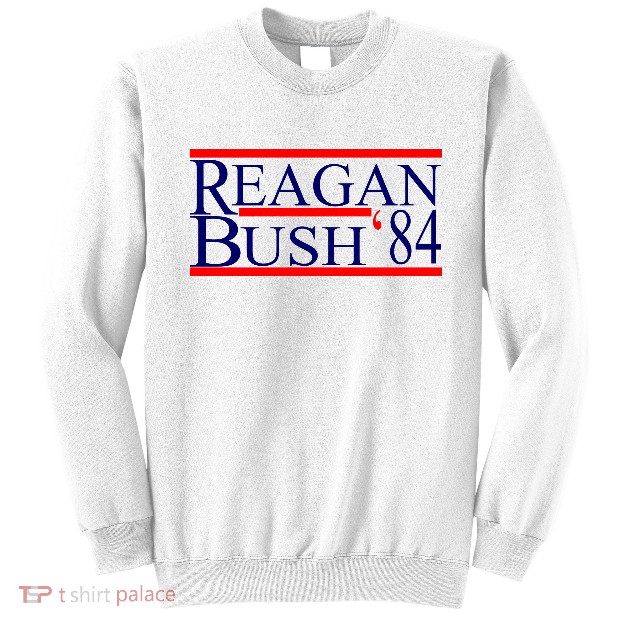 Reagan Bush 84 Retro USA Election Sweatshirt