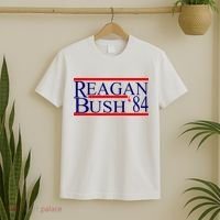 Reagan Bush 84 Retro USA Election T-Shirt thumb 2